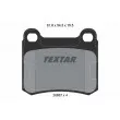 TEXTAR 2068701 - Jeu de 4 plaquettes de frein arrière