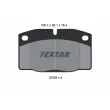 TEXTAR 2093903 - Jeu de 4 plaquettes de frein avant