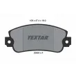 TEXTAR 2095005 - Jeu de 4 plaquettes de frein avant