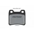 TEXTAR 2114001 - Jeu de 4 plaquettes de frein arrière