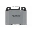 TEXTAR 2130304 - Jeu de 4 plaquettes de frein avant