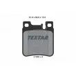 TEXTAR 2130504 - Jeu de 4 plaquettes de frein avant