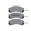 TEXTAR 2136301 - Jeu de 4 plaquettes de frein avant