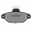 TEXTAR 2136502 - Jeu de 4 plaquettes de frein avant