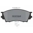TEXTAR 2157101 - Jeu de 4 plaquettes de frein avant