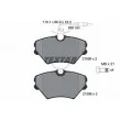 TEXTAR 2159502 - Jeu de 4 plaquettes de frein avant