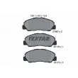 TEXTAR 2196701 - Jeu de 4 plaquettes de frein avant