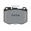 TEXTAR 2206101 - Jeu de 4 plaquettes de frein avant