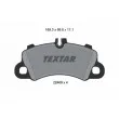 TEXTAR 2246901 - Jeu de 4 plaquettes de frein avant