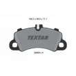 TEXTAR 2246903 - Jeu de 4 plaquettes de frein avant