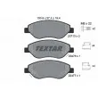 TEXTAR 2247601 - Jeu de 4 plaquettes de frein avant