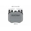 TEXTAR 2261801 - Jeu de 4 plaquettes de frein avant