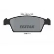 TEXTAR 2306101 - Jeu de 4 plaquettes de frein avant