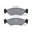 TEXTAR 2310101 - Jeu de 4 plaquettes de frein avant