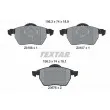 TEXTAR 2310601 - Jeu de 4 plaquettes de frein avant