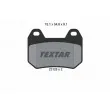 TEXTAR 2312801 - Jeu de 2 plaquettes de frein arrière