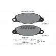 TEXTAR 2313503 - Jeu de 4 plaquettes de frein avant