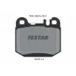 TEXTAR 2315781 - Jeu de 4 plaquettes de frein arrière