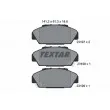 TEXTAR 2319701 - Jeu de 4 plaquettes de frein avant