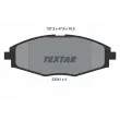 TEXTAR 2324102 - Jeu de 4 plaquettes de frein avant