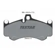 TEXTAR 2341401 - Jeu de 4 plaquettes de frein avant