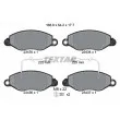 TEXTAR 2343501 - Jeu de 4 plaquettes de frein avant