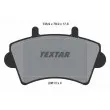 TEXTAR 2361301 - Jeu de 4 plaquettes de frein avant