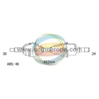 Arbre de transmission ODM-MULTIPARTS 18-091371