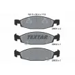 TEXTAR 2363101 - Jeu de 4 plaquettes de frein avant