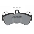 TEXTAR 2369202 - Jeu de 4 plaquettes de frein avant