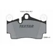 TEXTAR 2369481 - Jeu de 4 plaquettes de frein arrière