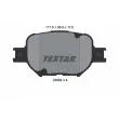 TEXTAR 2386401 - Jeu de 4 plaquettes de frein avant