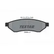TEXTAR 2399401 - Jeu de 4 plaquettes de frein arrière