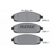 TEXTAR 2425001 - Jeu de 4 plaquettes de frein avant