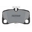 TEXTAR 2445401 - Jeu de 4 plaquettes de frein arrière