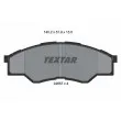 TEXTAR 2456701 - Jeu de 4 plaquettes de frein avant