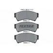 TEXTAR 2458206 - Jeu de 4 plaquettes de frein avant