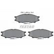 TEXTAR 2464701 - Jeu de 4 plaquettes de frein avant
