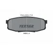 TEXTAR 2465301 - Jeu de 4 plaquettes de frein arrière