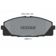 TEXTAR 2468001 - Jeu de 4 plaquettes de frein avant