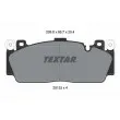TEXTAR 2513301 - Jeu de 4 plaquettes de frein avant