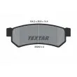 TEXTAR 2523201 - Jeu de 4 plaquettes de frein arrière