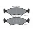TEXTAR 2537401 - Jeu de 4 plaquettes de frein avant