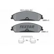 TEXTAR 2560501 - Jeu de 4 plaquettes de frein avant