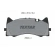 TEXTAR 2583801 - Jeu de 4 plaquettes de frein avant