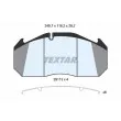 TEXTAR 2911307 - Jeu de 4 plaquettes de frein avant
