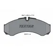 TEXTAR 2912111 - Jeu de 4 plaquettes de frein avant