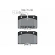 TEXTAR 2914001 - Jeu de 4 plaquettes de frein avant
