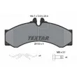TEXTAR 2915301 - Jeu de 4 plaquettes de frein avant