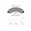 TEXTAR 2925801 - Jeu de 4 plaquettes de frein avant